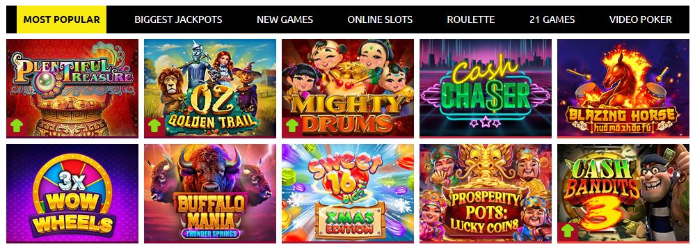Explora los tragamonedas más populares del casino en línea